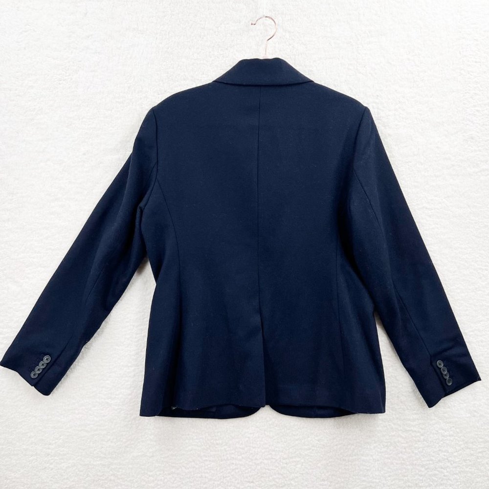 EVERLANE The Wool Academy Blazer Navy Womens Sz 12 NWT - Picture 2 of 12
